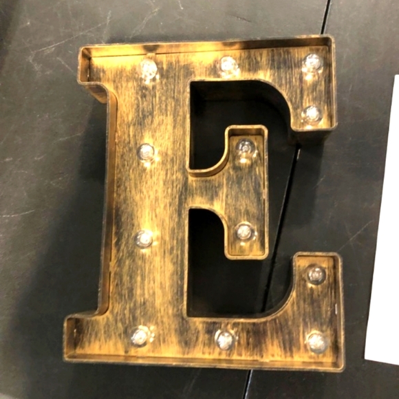 📣LED Marquee Letter Lights Vintage Style Light Up Letter Alphabet Letter Sign E - Picture 3 of 5